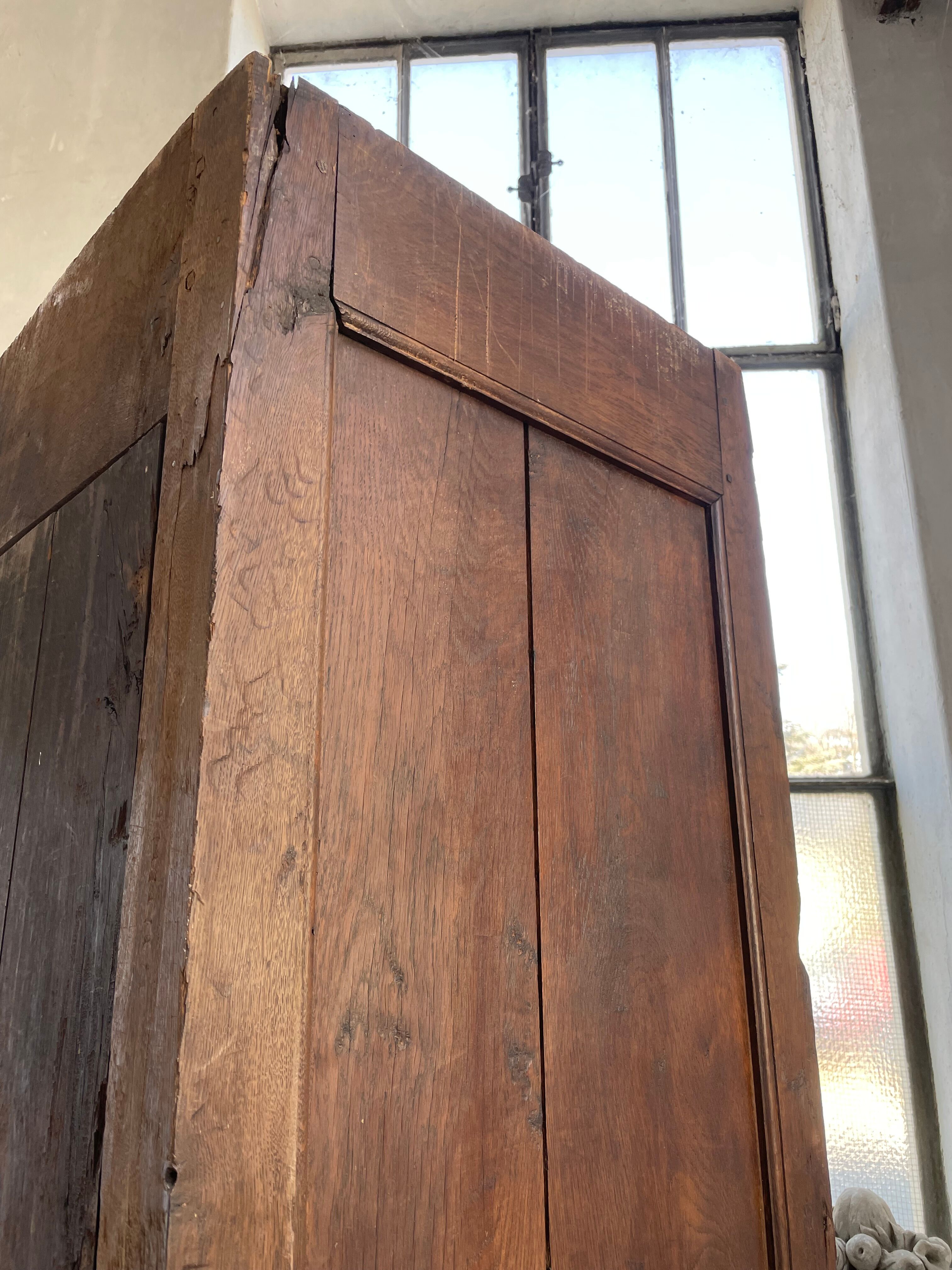 Savoyard solid oak cabinet XVIIIth