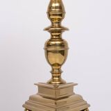 set solid Brass Gothic Revival Table Lamps 1950s