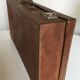 Suitcase of leather with labels of palaces