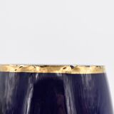 Large ceramic art deco vase by Odyv blue sèvres