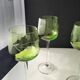 5 Alsace white wine glasses with engraved decoration