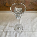 Glass candle holder