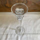 Glass candle holder