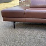 Vintage Leather Lounging Sofa by Prominent