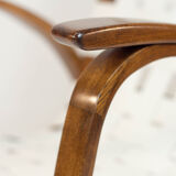 Art deco armchair by Jan Vanek, 1930s, restored