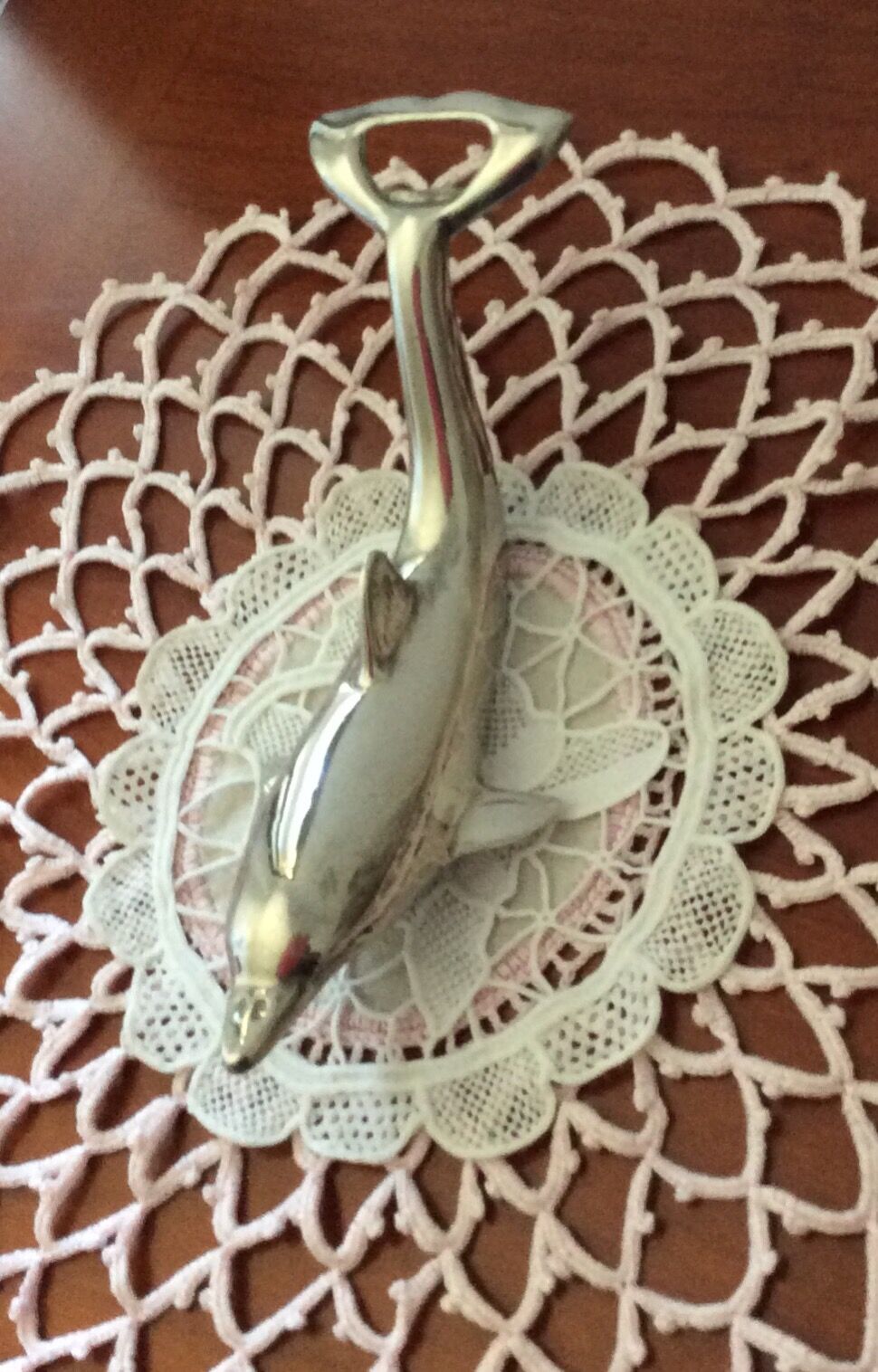 Bottle opener and bottle opener silver metal - vintage