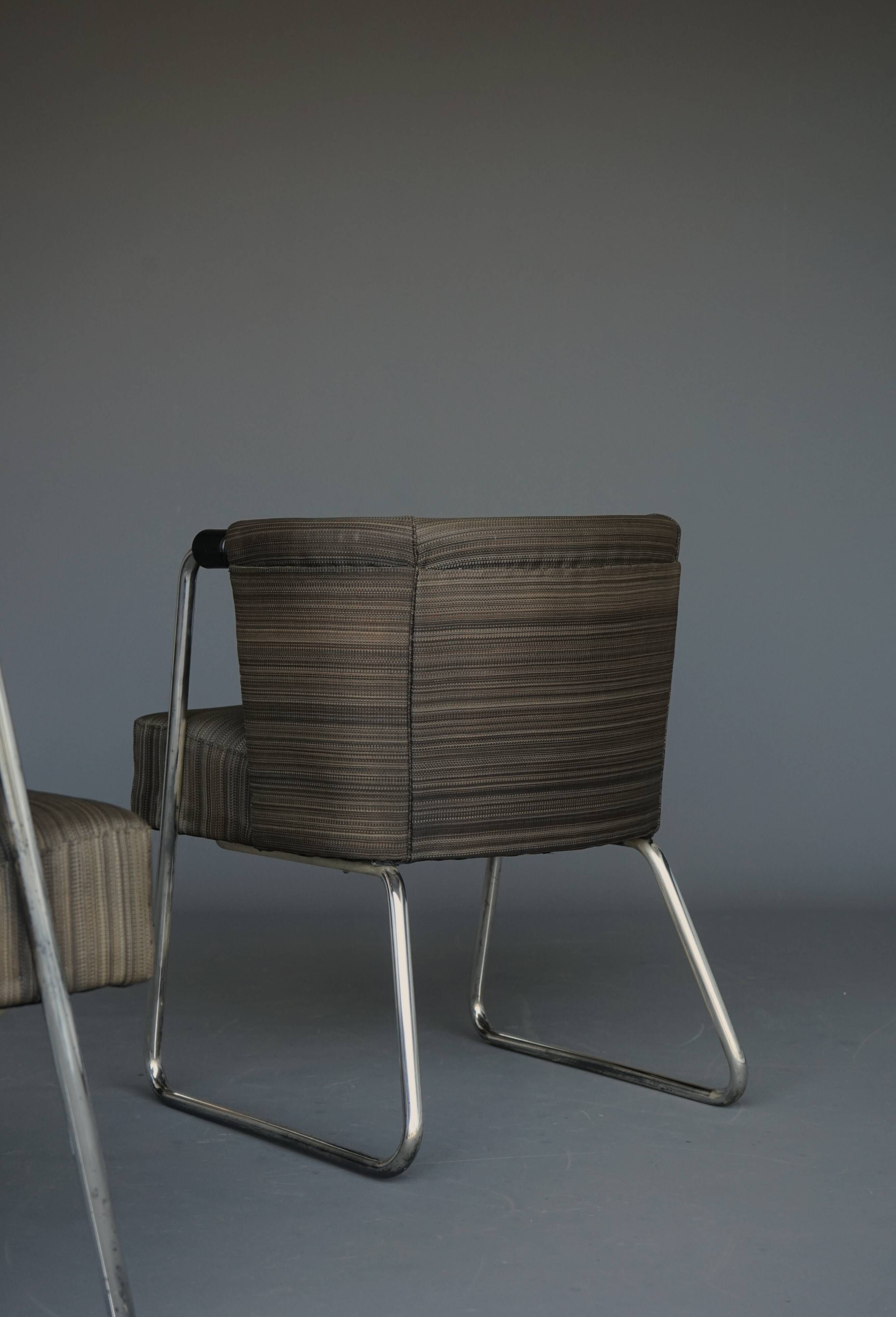 Modernist Tubular Armchairs from Artifort, 1930s