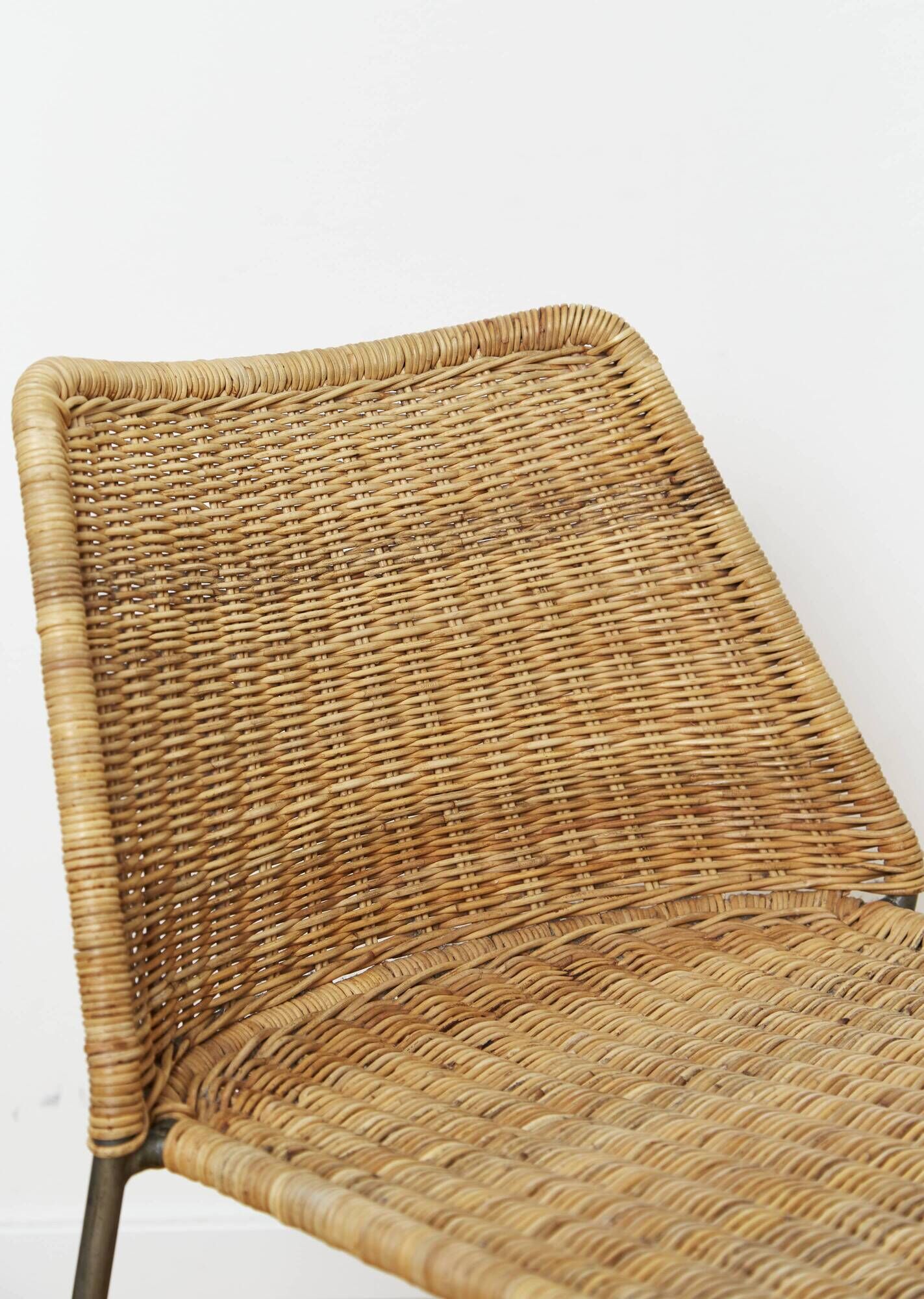 Herbert Hirche 'Santa Lucia' Wicker Chair for Wilde & Spieth | Set of Four