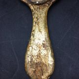 Venetian wooden hand-facing mirror