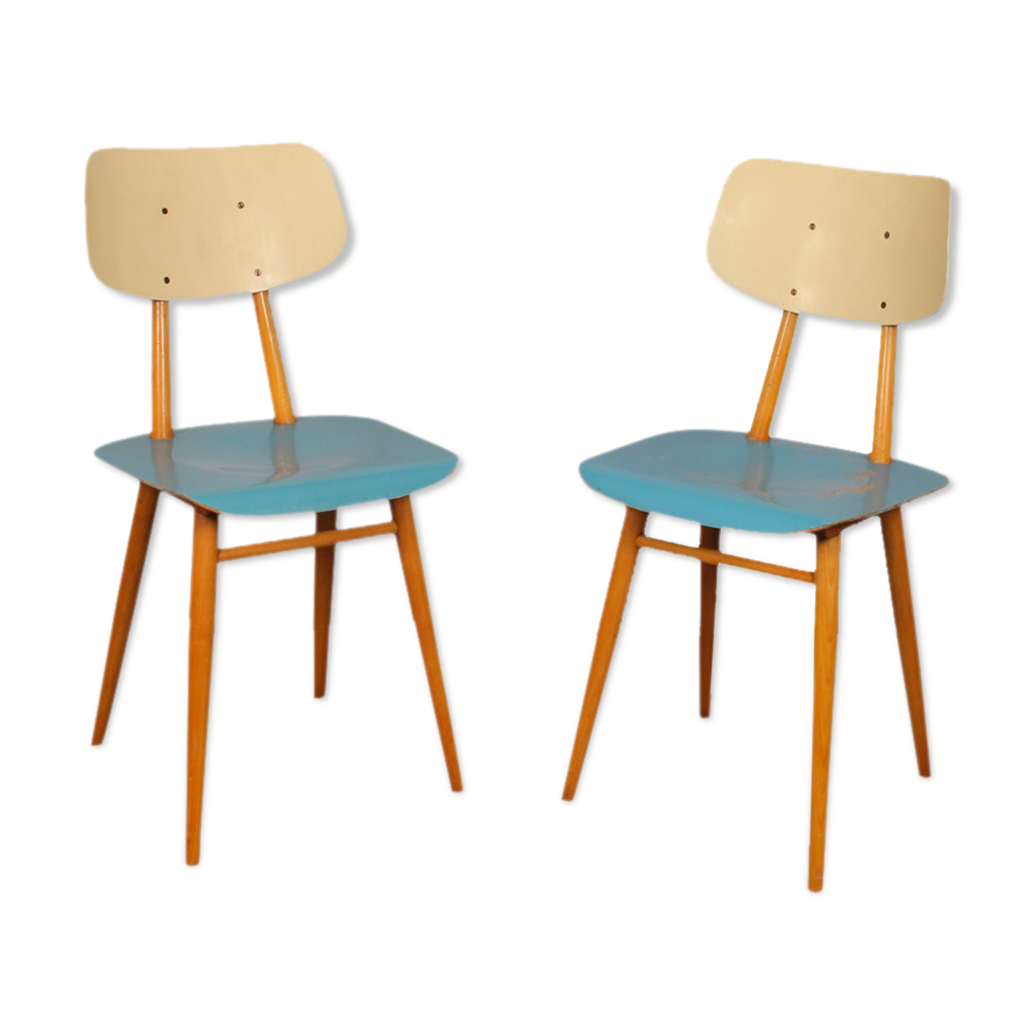 Pair of chairs for ton, 1960
