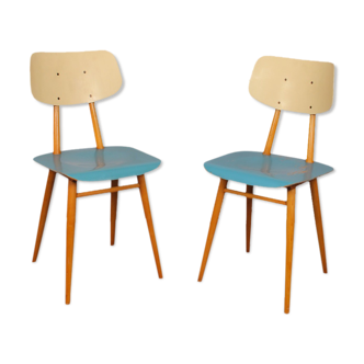 Paire de chaises pour Ton, 1960