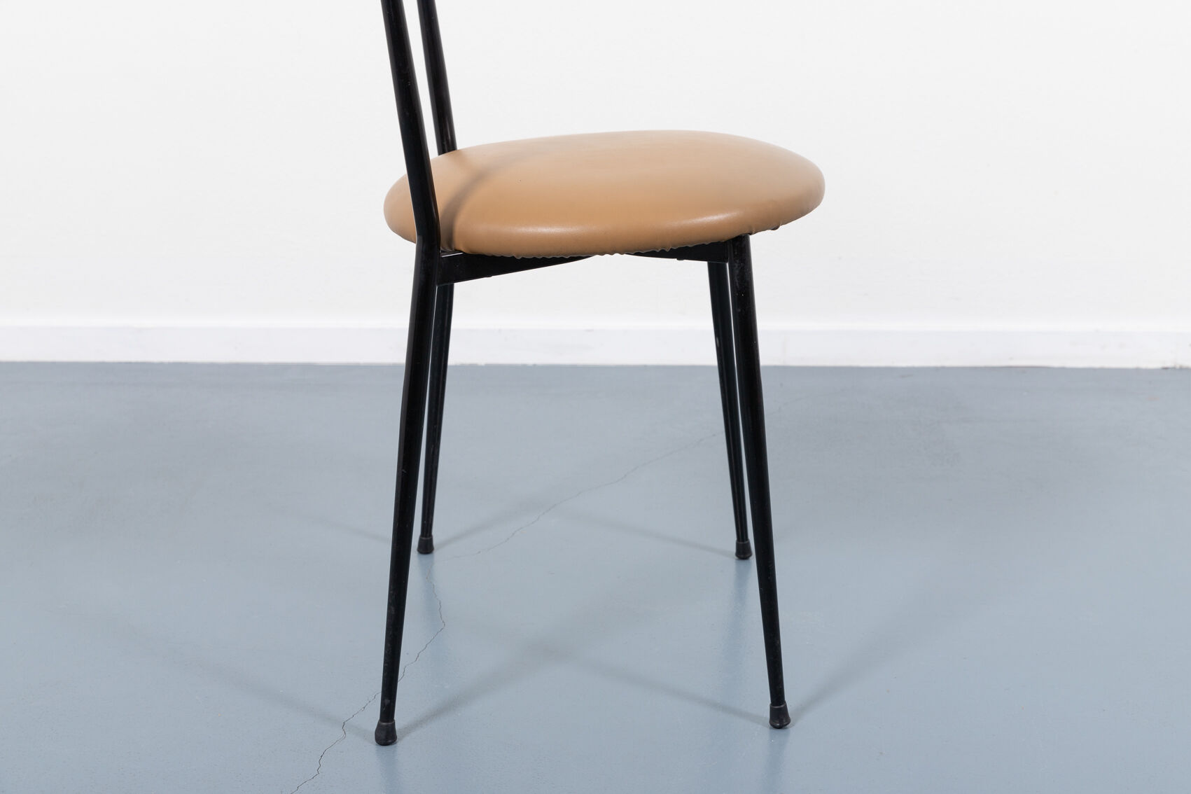 Set of 4 vintage Italian bistro chairs 1970