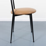 Set of 4 vintage Italian bistro chairs 1970