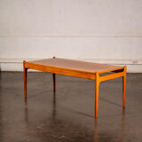 Large teak coffee table