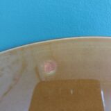 Pie dish cheese platter barbotine Gien 60s