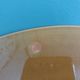 Pie dish cheese platter barbotine Gien 60s
