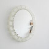 Verre acrylique miroir lumineux - décoration murale du milieu du siècle
