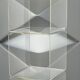 Side table, cube shelf in plexiglass by Michel Dumas, France 70s
