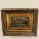 Oil on wood 19th century