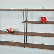 Hanging vintage wooden stick cabinet, Netherlands 1970