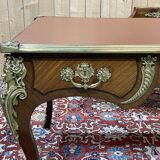 Regency style desk and armchair from the Napoleon III period - late 19th century