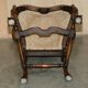 Fauteuil Bergère Antique Thomas Chippendale sculpté Claw & Ball cuir