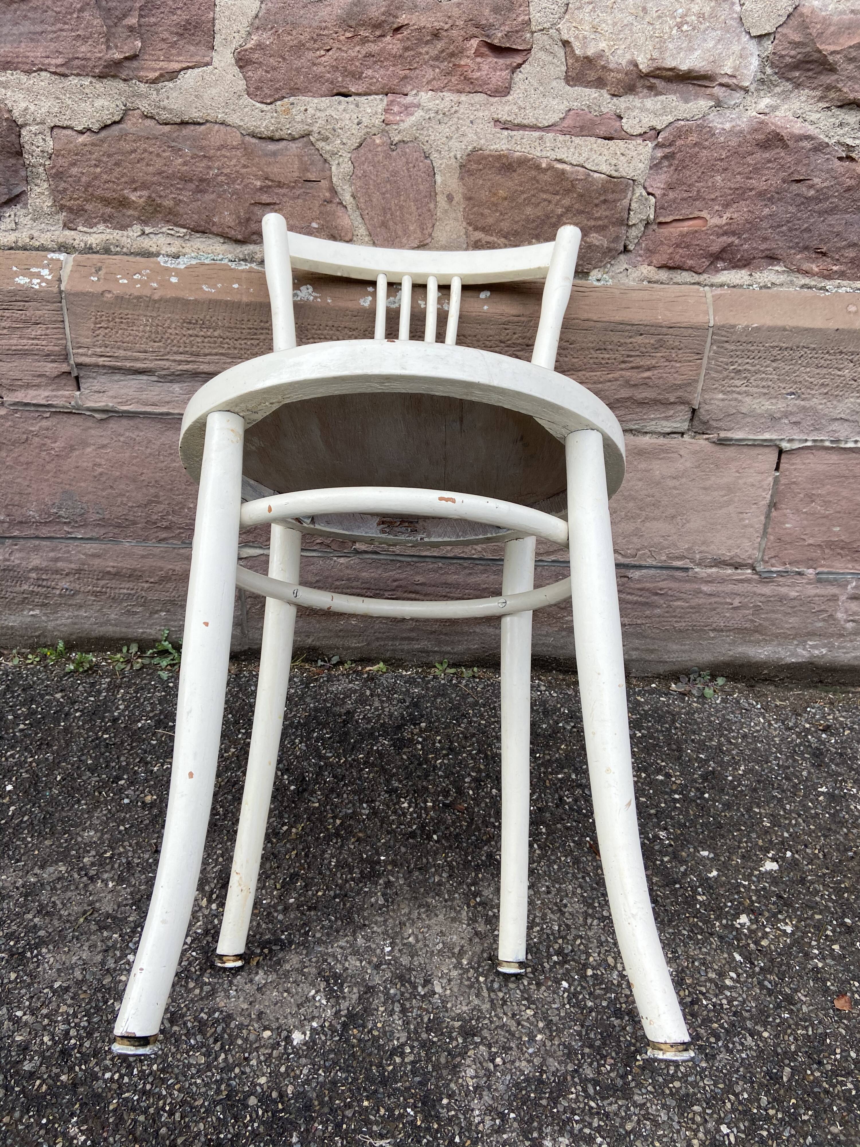 Viennese wooden chair Courbé Turke, 1900er