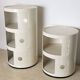 Paire de Componibili 1968 d'Anna Castelli pour Kartell