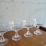 Set of 6 champagne glasses