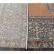 Vintage Turkish Oushak Handmade Orange Wool Rug 139x259