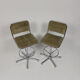 Vintage chrome bar stools