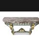 Wrought iron console in Louis XV style, 19th century.