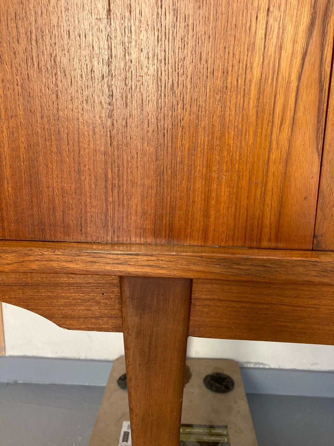 Large vintage teak sideboard