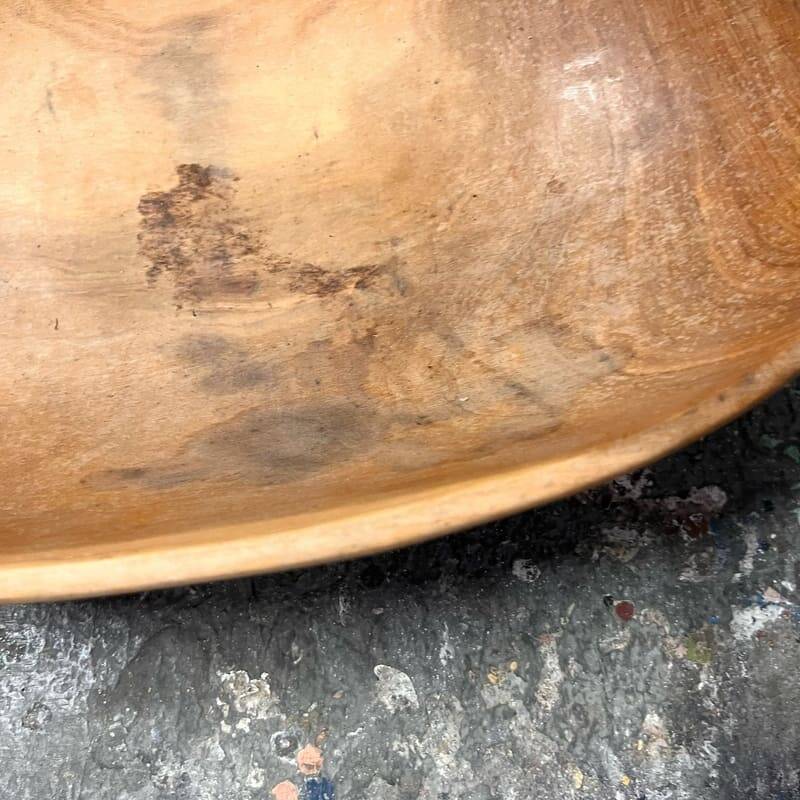 Large wooden dish