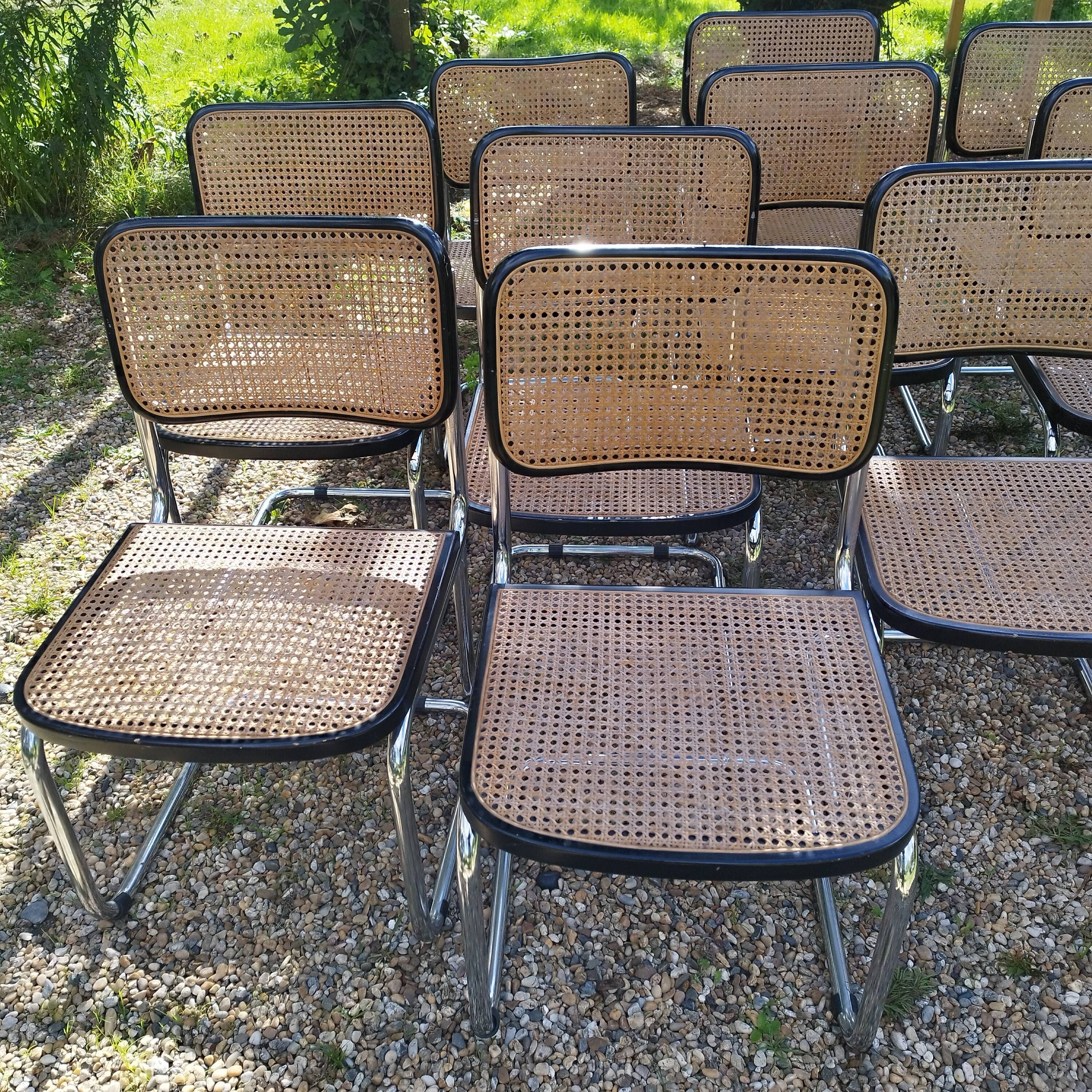 Vintage style chairs Cesca B32 Marcel Breuer