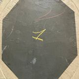 Portrait of a young girl in pastel from the 19th century.