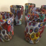 Set of 6 "Goto" water glasses from Murrisa in Murano glass, Italy