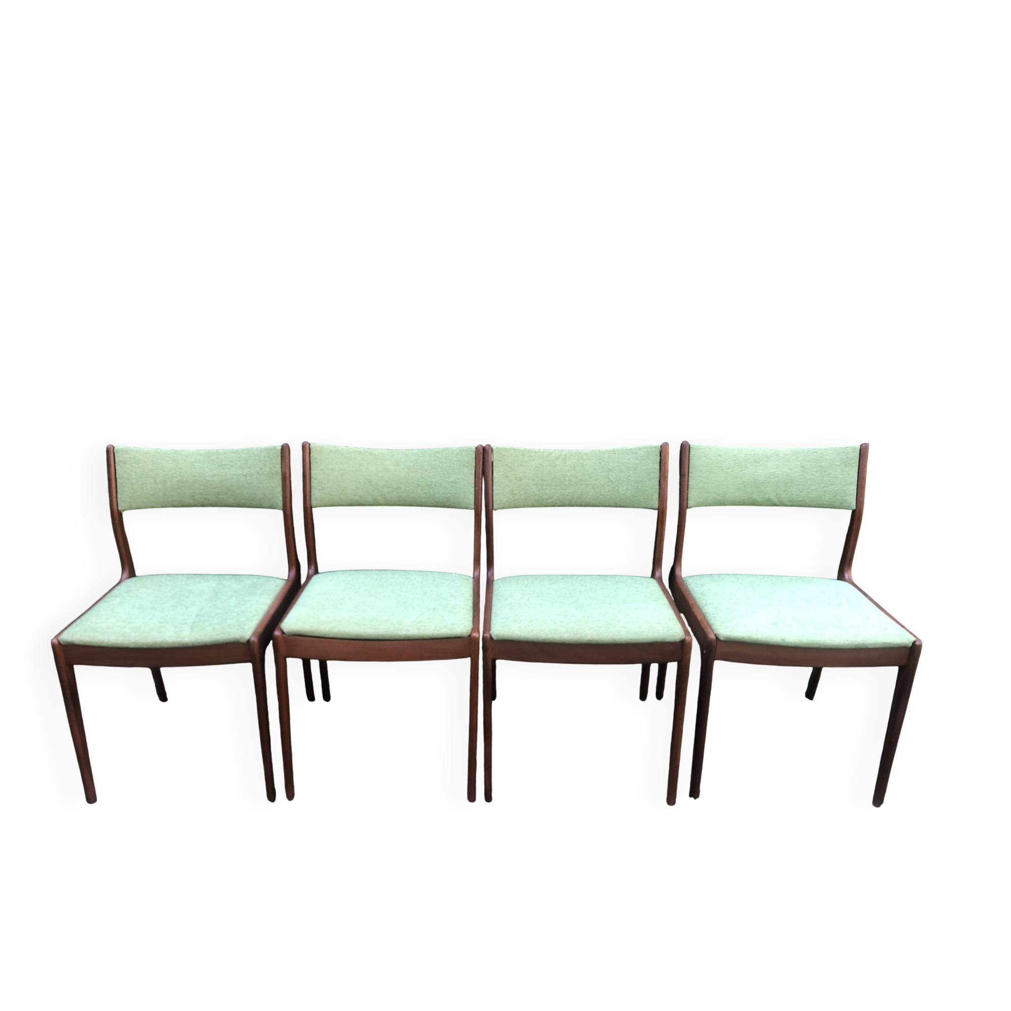 Danish Scandinavian teak chairs Uldum Möbelfabrik 60s