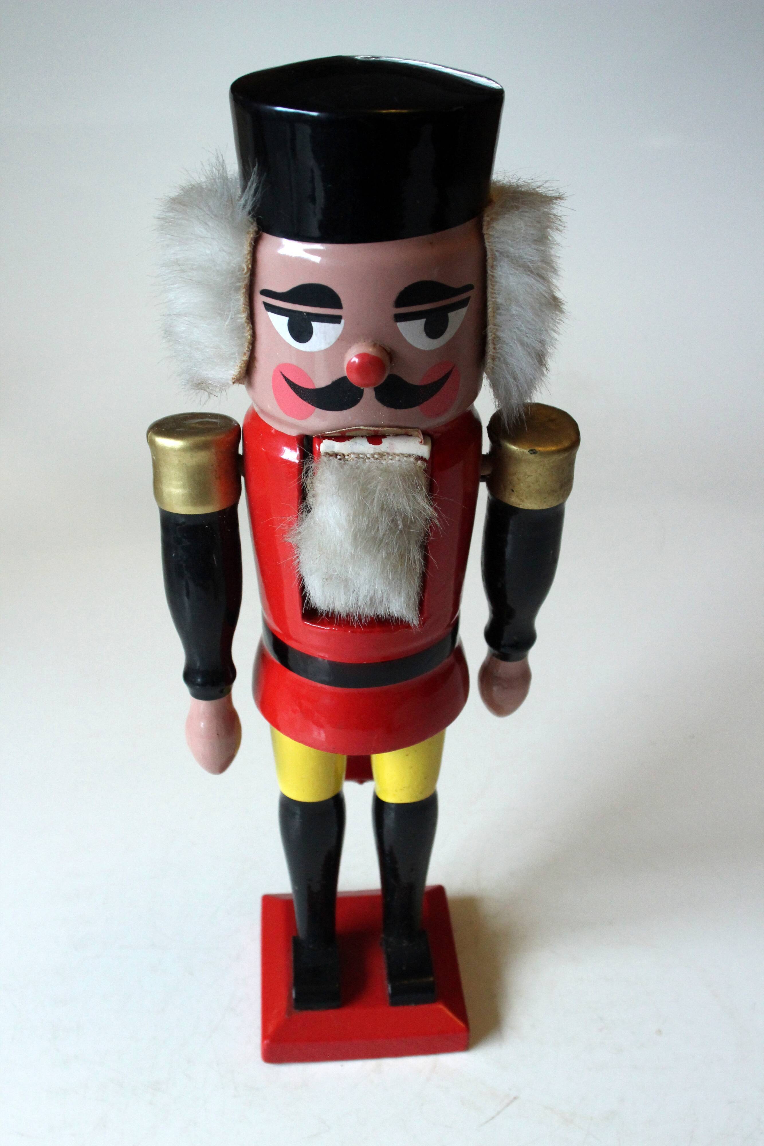 Wooden nutcracker, vintage from the 1970s