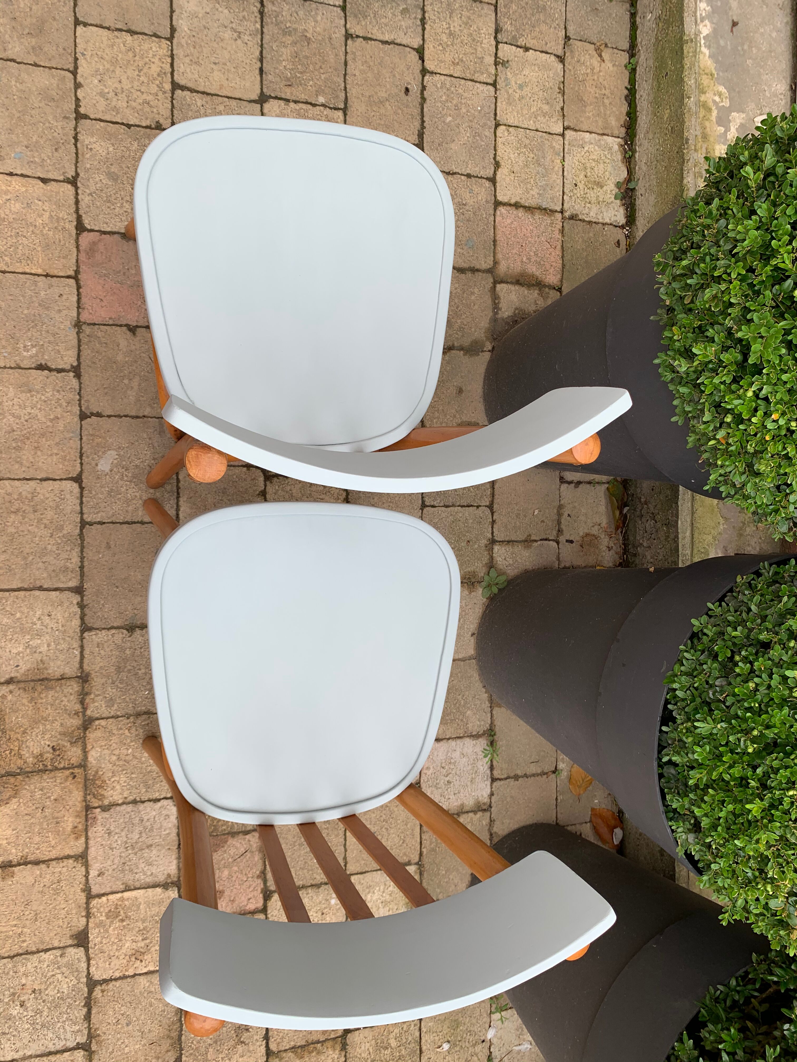 Pair of bistro chairs