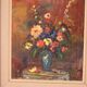 Original Oil on Canvas – “Still Life Vase” – Framed 45 × 54 cm