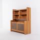 Vintage Danish 2 piece Oregon pine cabinet Collection Fuglsang