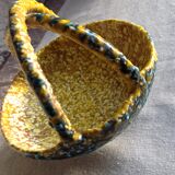 Cup in Fat Lava-style polychrome ceramics