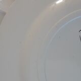 Set of 6 mismatched flat plates Salins and Meudon