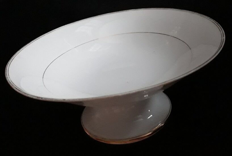 Fruit cup on pedestal - " Aux Lions de Faïence " rue de Rivoli - 80s