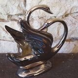 Vintage silver metal salt and pepper shaker