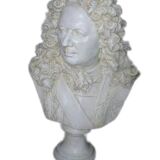 Large patinated Vauban bust