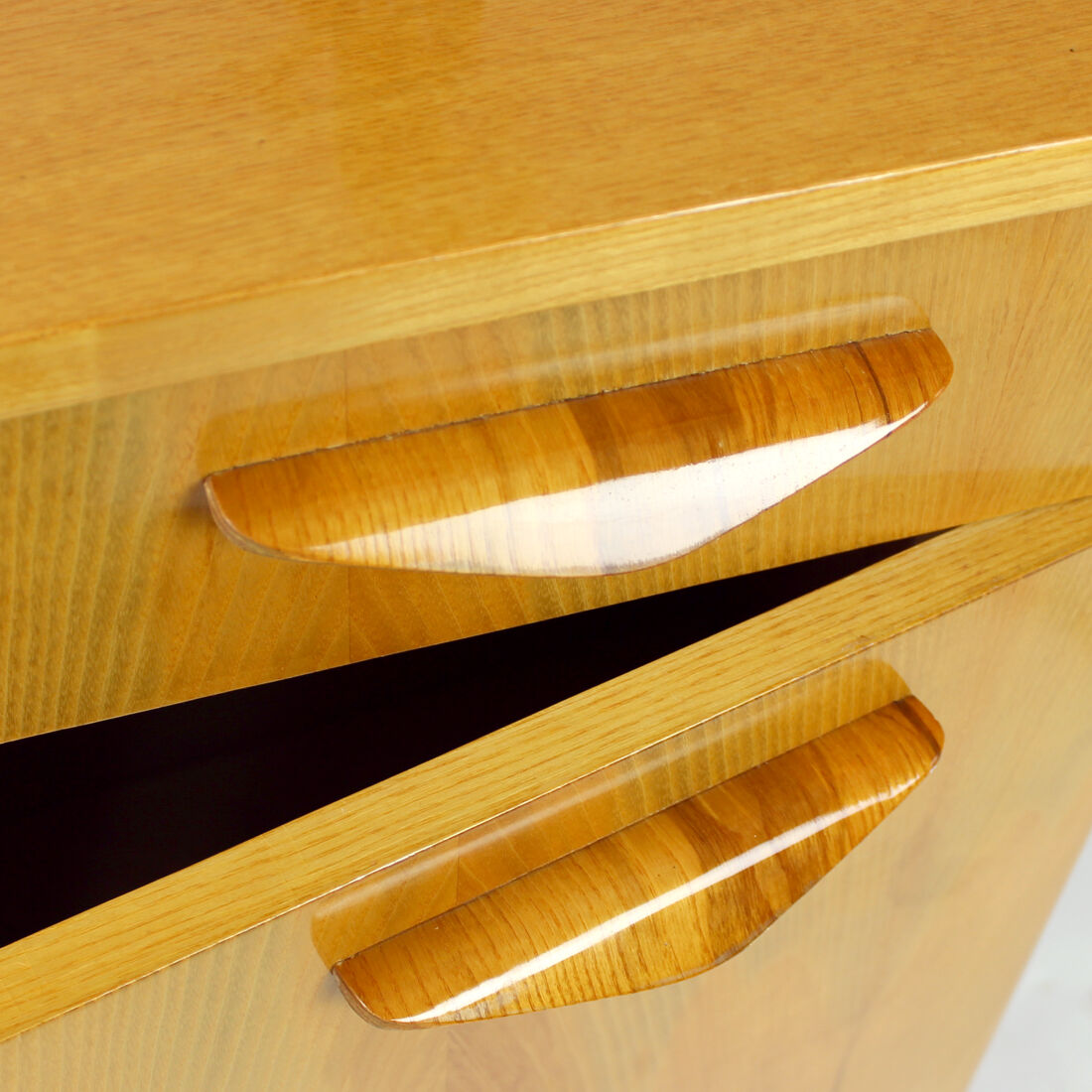 Blond oak sideboard by Tatra, Czechoslovakia, 1966