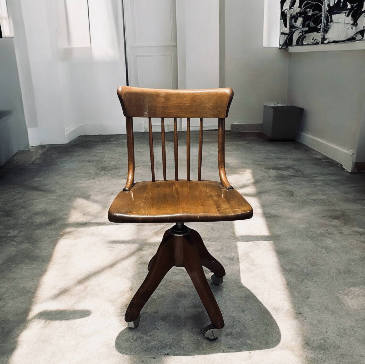 American office chair by Baumann Jeanneret 40's