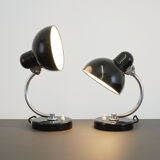 Paire de lampes de table Modèle 6722 Christian Dell pour Kaiser Idell